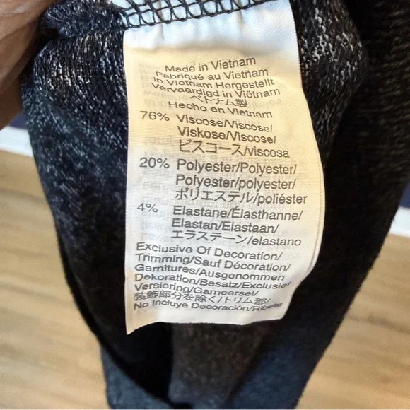 J. Crew NWT Gray/Black Marled Crew Neck Sweater with Button Shoulder | Size XS - Picture 6 of 7